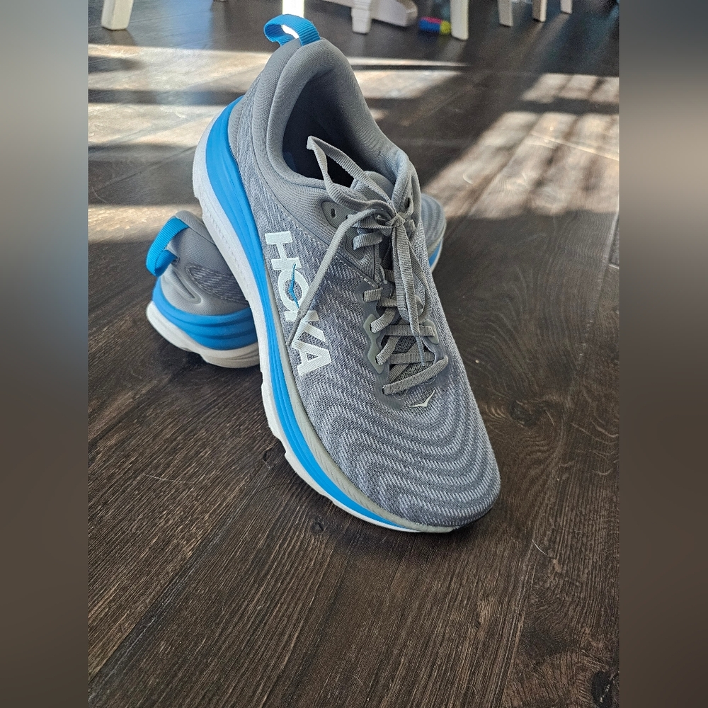 HOKA
Gaviota 5 Shoe - Men'sHOKA Gray and Blue Running Shoes